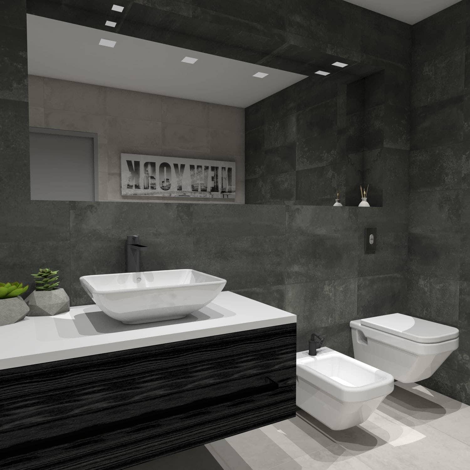 Bathroom tile design la