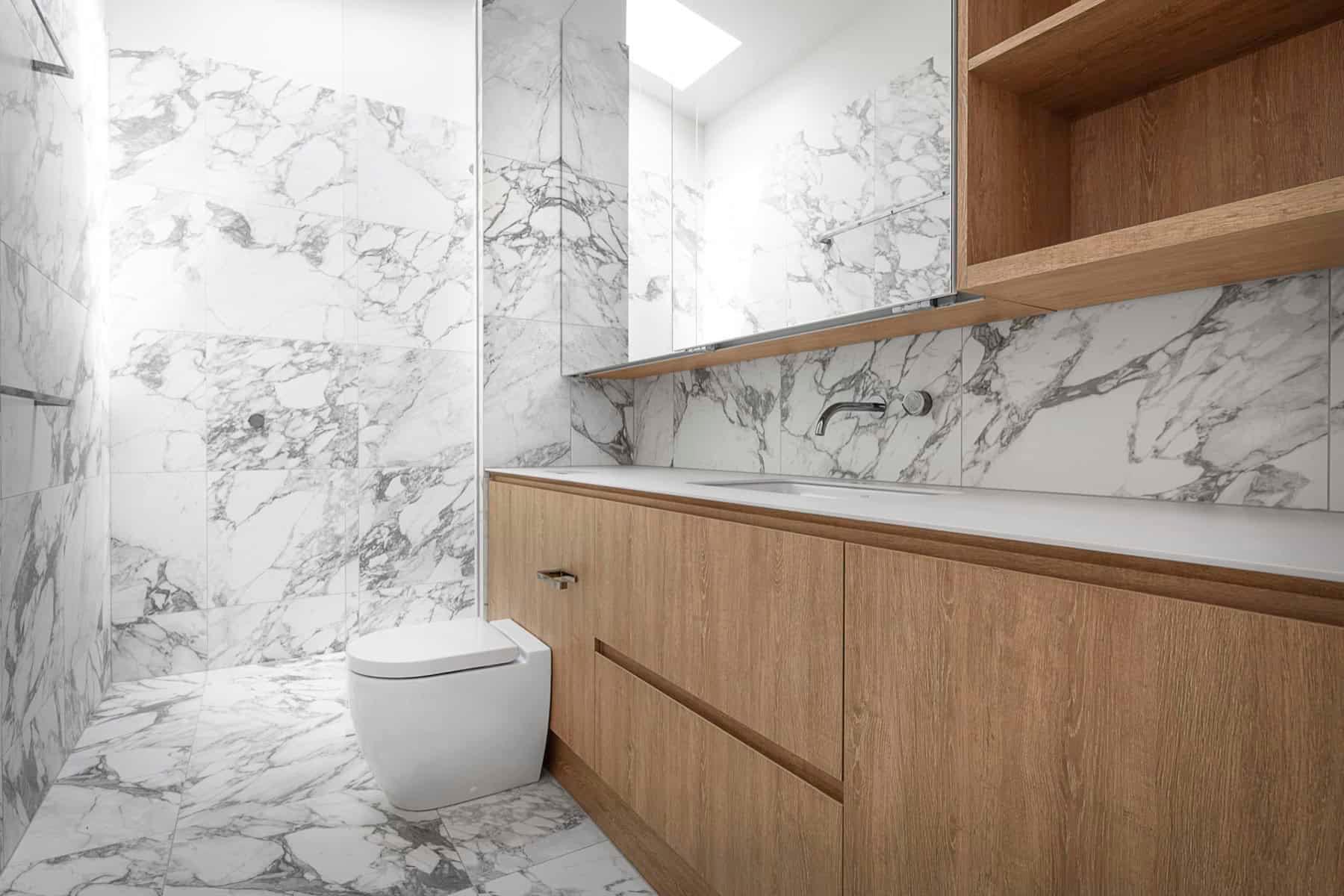 Modern bathroom remodel la