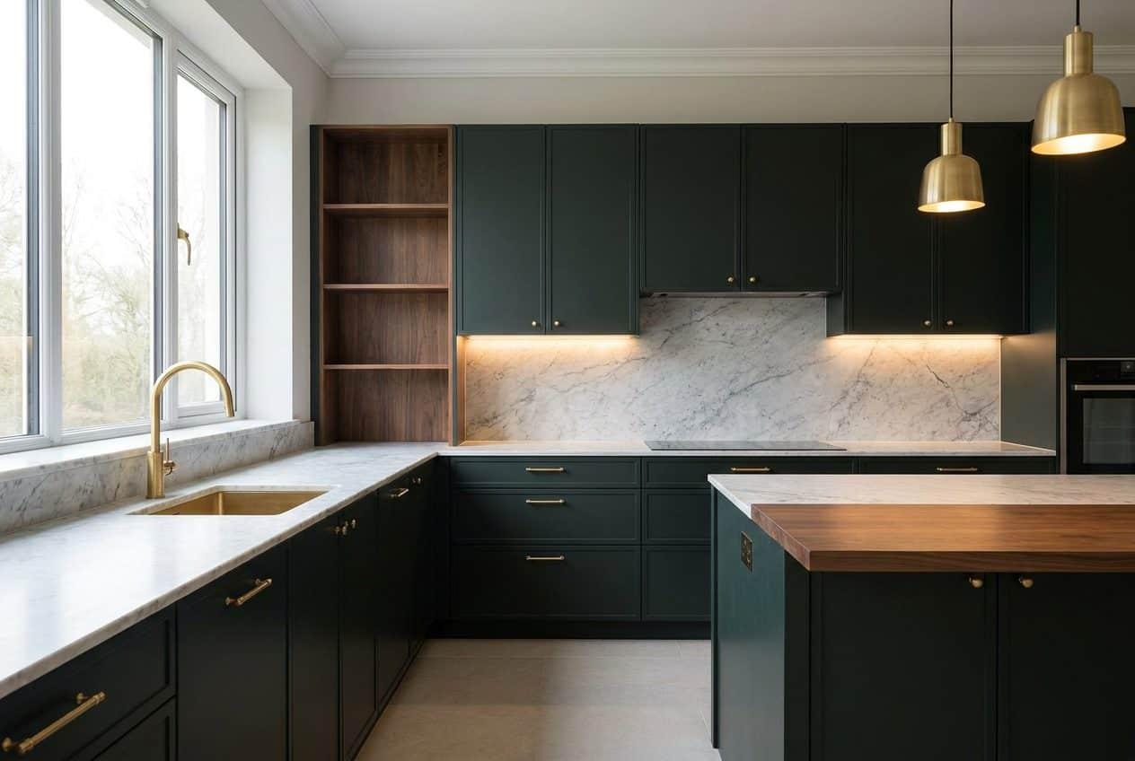 Completed kitchen remodel by Oran Remodeling in the San Fernando Valley